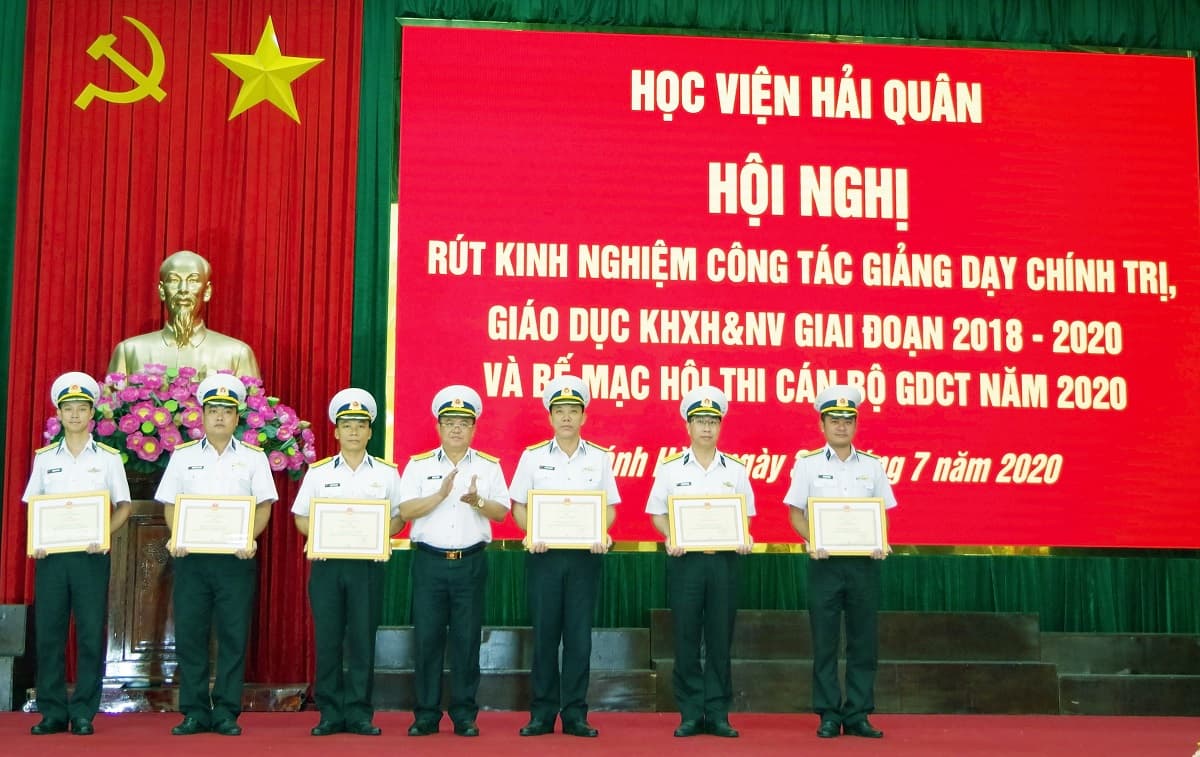 Học viện Hải quân tổ chức thành công Hội thi cán bộ giảng dạy chính trị năm 2020