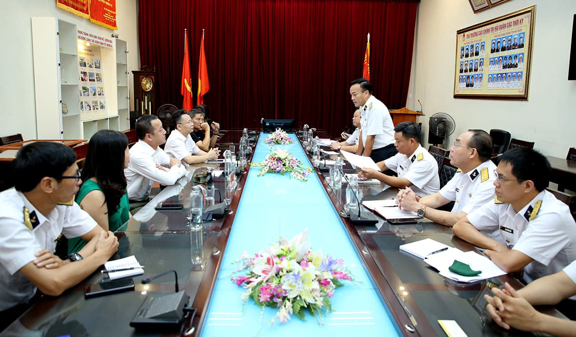 Cục Chính trị Hải quân – VTV8: Tăng cường phối hợp tuyên truyền biển, đảo