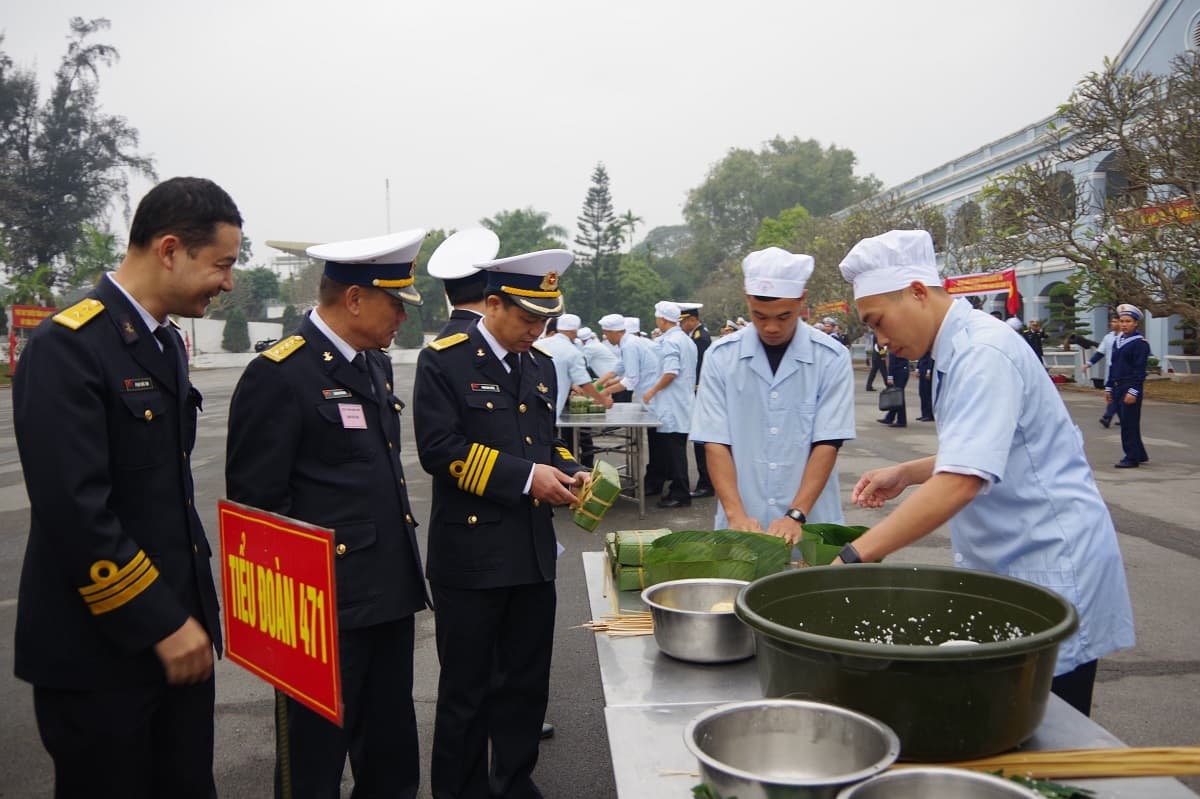 Lữ đoàn 147: Sôi nổi Hội thi “Bánh chưng xanh” Xuân Canh Tý 2020
