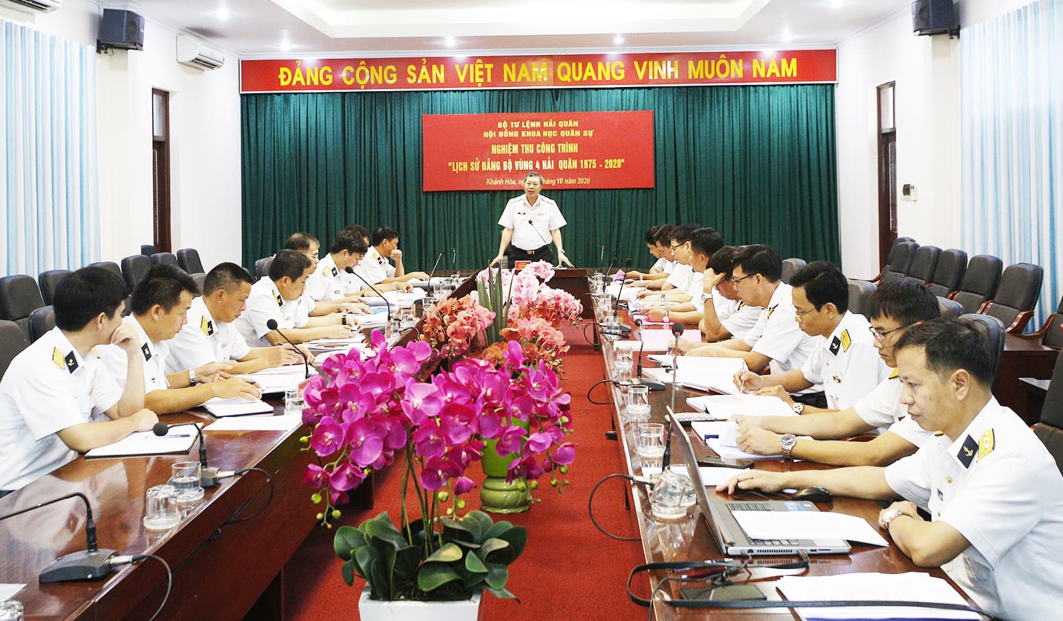 Nghiệm thu công trình “Lịch sử Đảng bộ Vùng 4 Hải quân (1975-2020)”