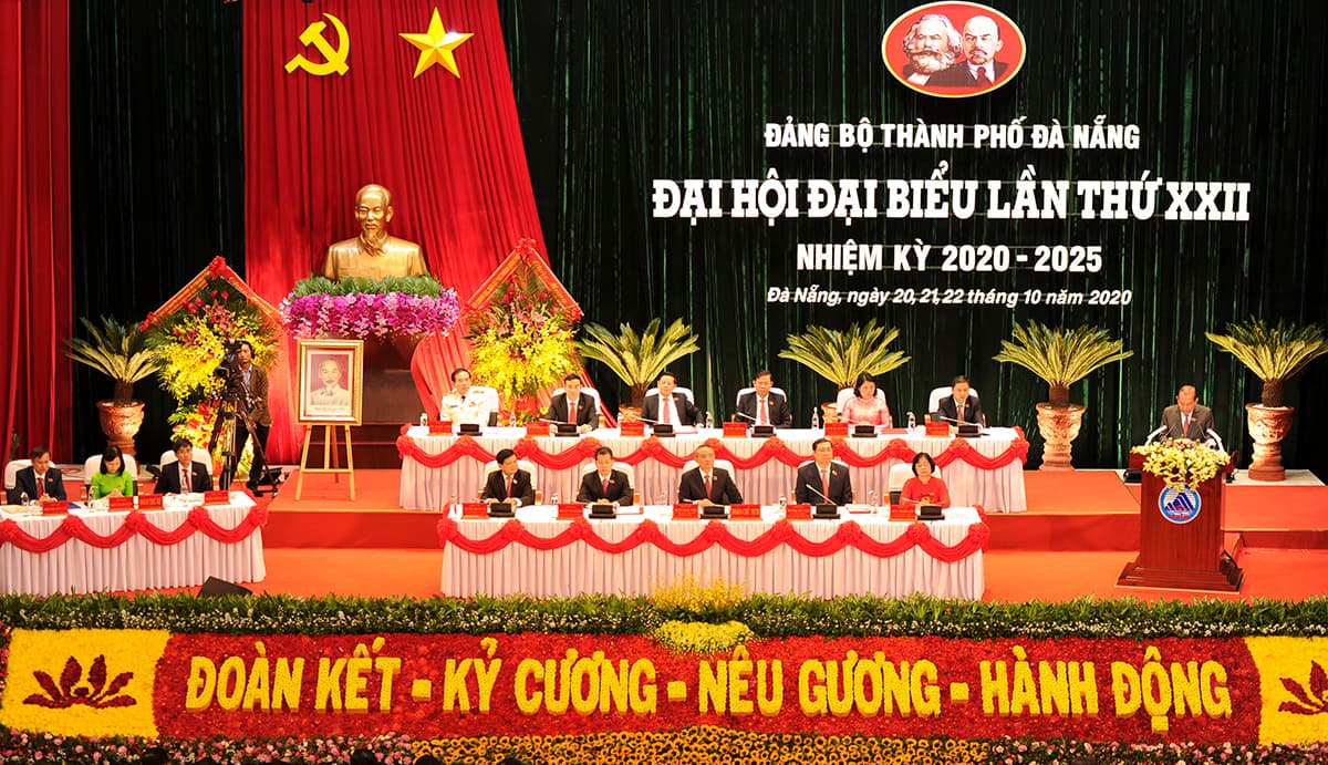 Khai mạc Đại hội Đảng bộ thành phố Đà Nẵng lần thứ XXII
