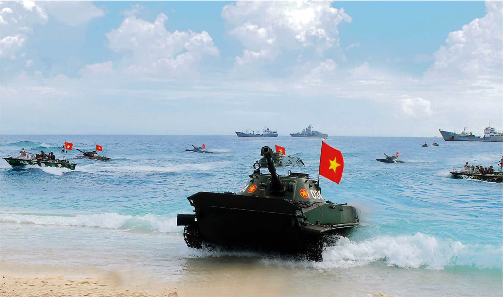 Vùng 4: Chiến đấu anh dũng, khắc phục khó khăn, đoàn kết hiệp đồng, làm chủ vùng biển