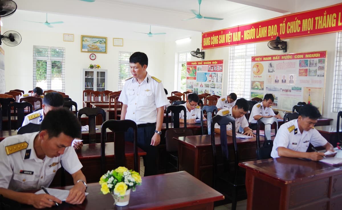 Lữ đoàn 161: Hội thi cán bộ giảng dạy chính trị năm 2020