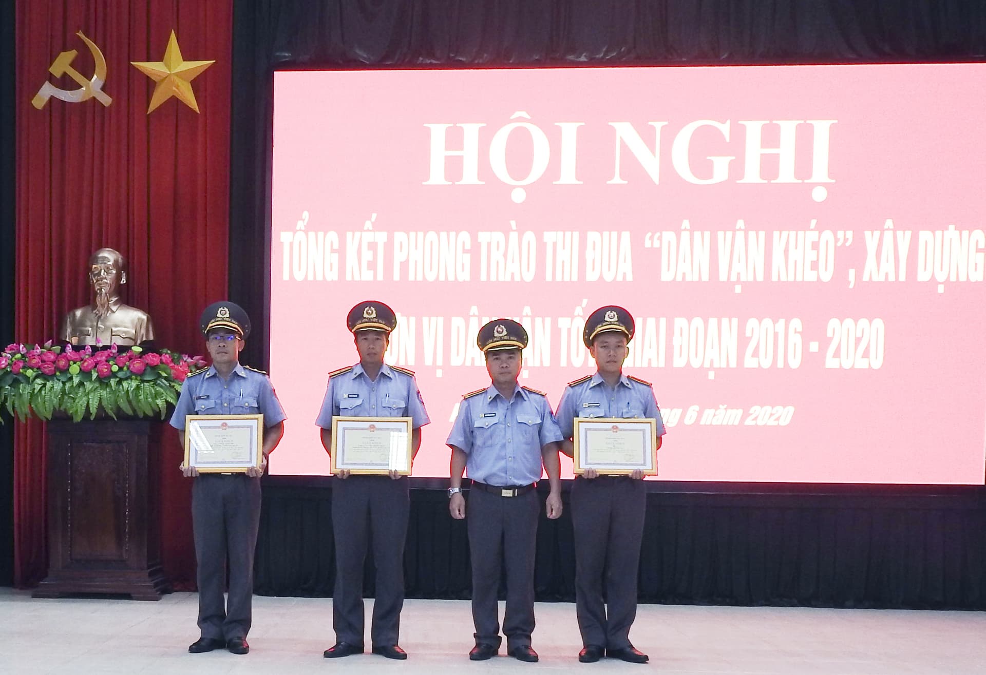 Chi đội Kiểm ngư 4 tổng kết phong trào thi đua "Dân vận khéo"