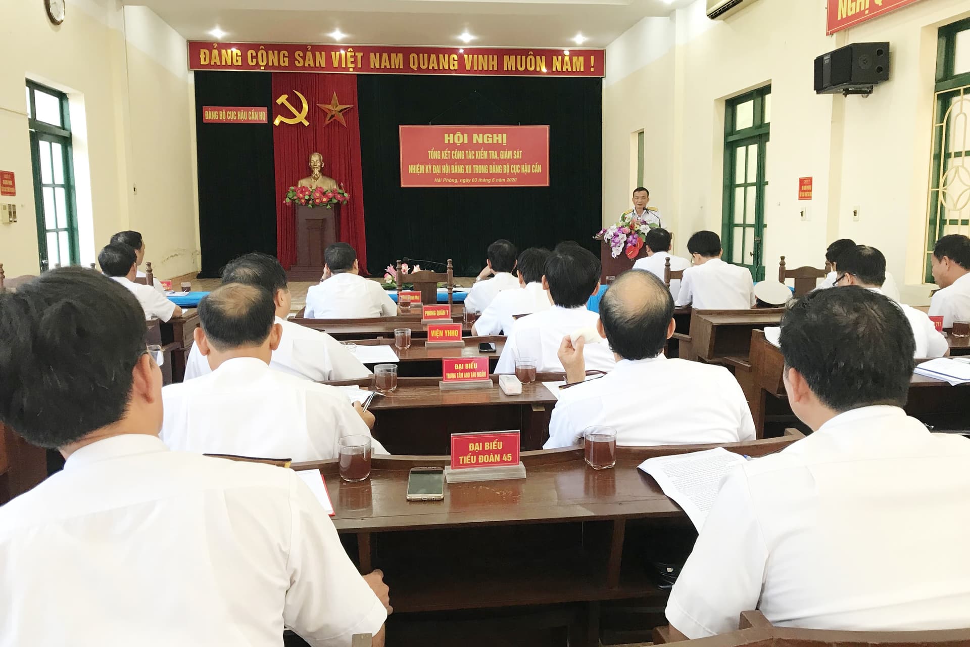 Đảng ủy Cục Hậu cần Hải quân: Tổng kết công tác kiểm tra, giám sát nhiệm kỳ Đại hội XII của Đảng