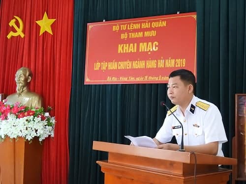 Bộ Tham mưu Hải quân tập huấn chuyên ngành hàng hải