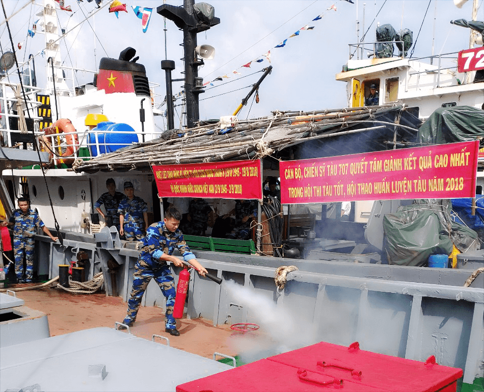 Hải đoàn 128: Hội thi tàu, xe tốt và hội thao huấn luyện năm 2018