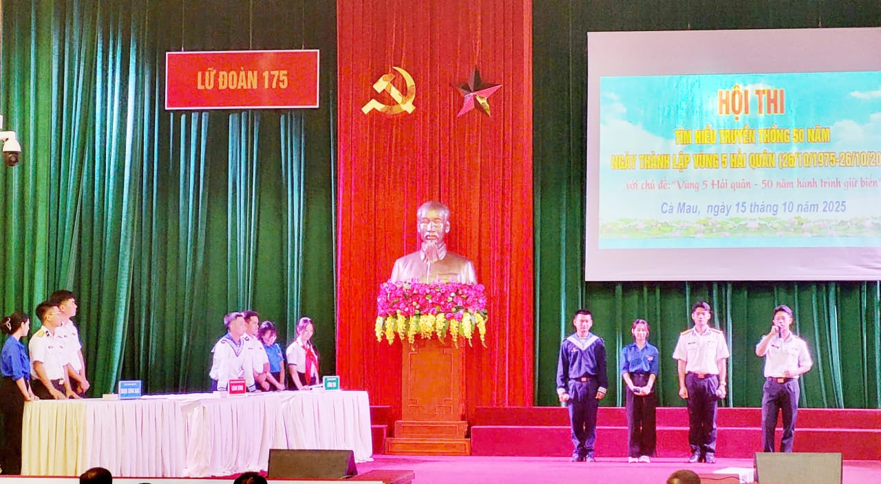 Hội thi “Vùng 5 Hải quân - 50 năm hành trình giữ biển”