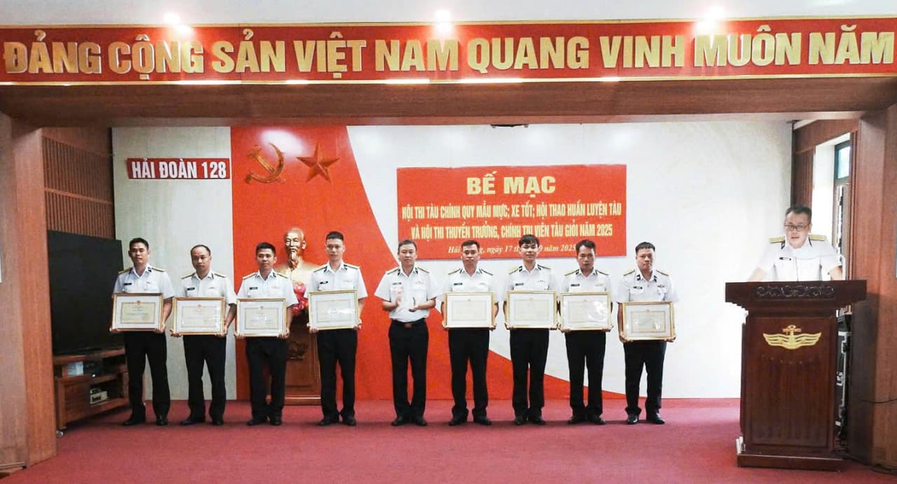 Hải đoàn 128 bế mạc các hội thi, hội thao năm 2025