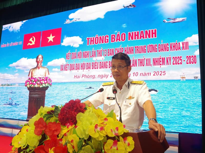 Lữ đoàn 131: Thông báo kết quả Hội nghị Trung ương 13