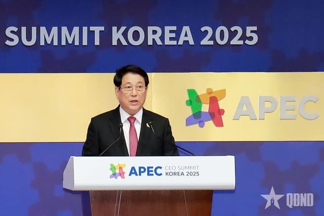 Chủ tịch nước Lương Cường phát biểu tại Hội nghị Thượng đỉnh doanh nghiệp APEC 2025