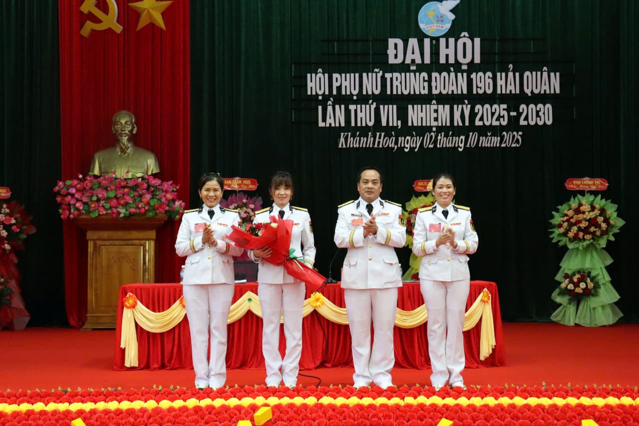 Hội Phụ nữ Trung đoàn 196: Đại hội nhiệm kỳ 2025-2030