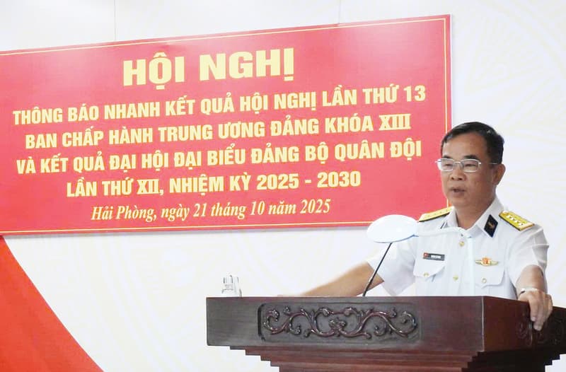 Công ty 128 thông báo nhanh kết quả Hội nghị Trung ương 13 và Đại hội Đảng bộ Quân đội lần thứ XII