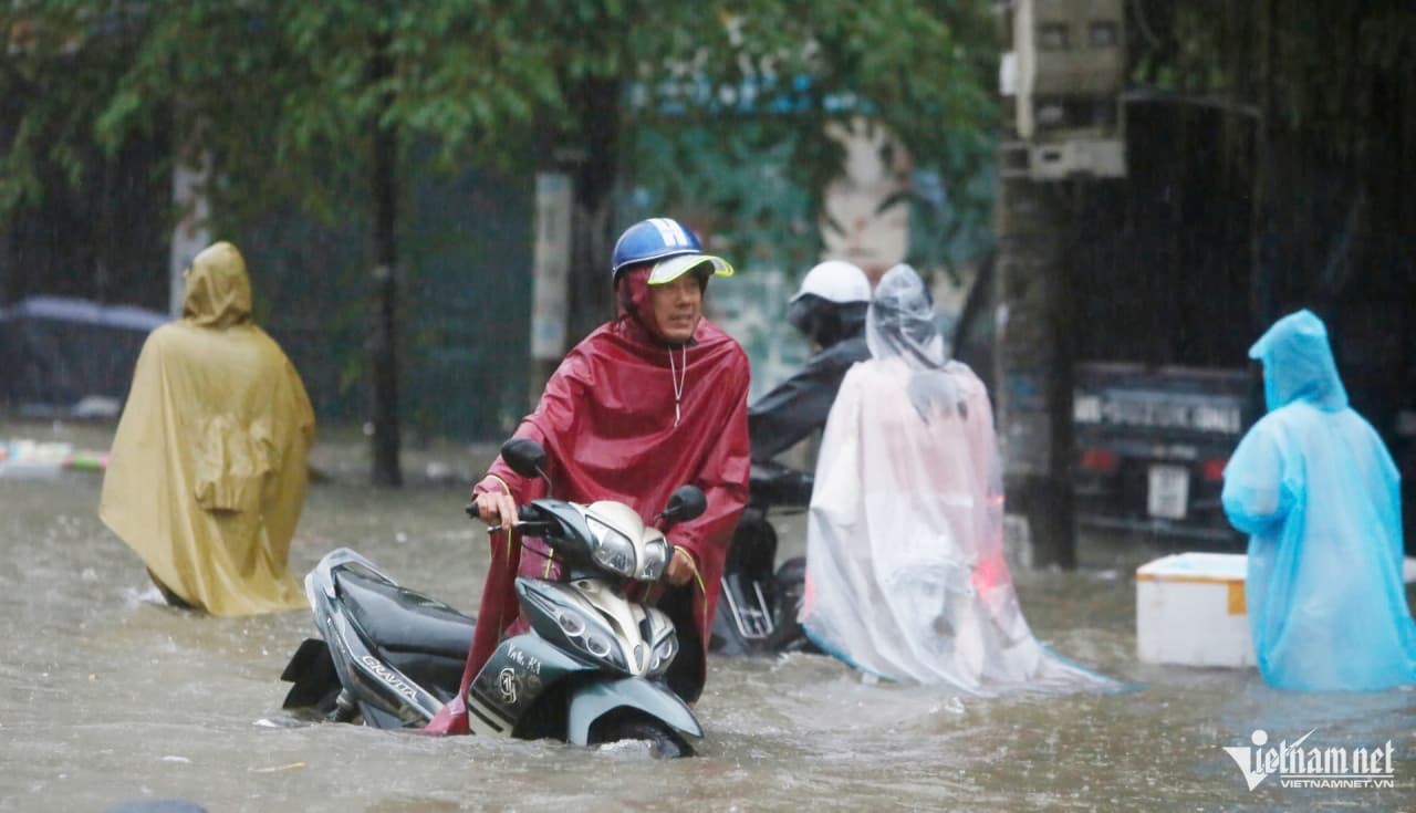 Bão số 11 gây mưa lớn ở Bắc Bộ