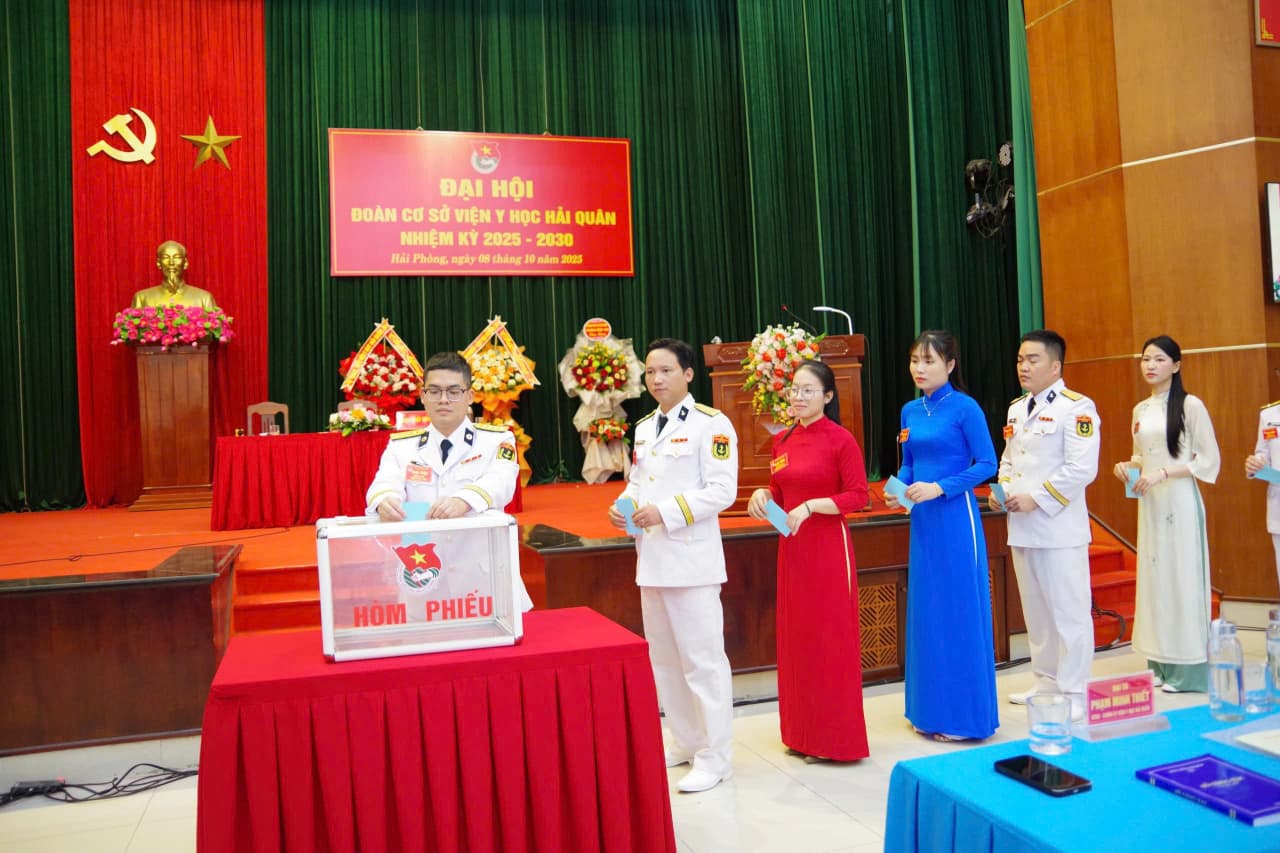 Đoàn cơ sở Viện Y học Hải quân: Đại hội nhiệm kỳ 2025 - 2030