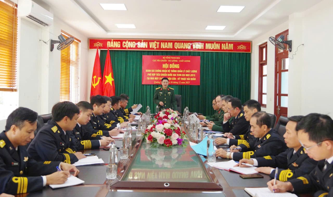 Đánh giá chứng nhận Hệ thống quản lý chất lượng phù hợp với tiêu chuẩn quốc gia cho Nhà máy X48