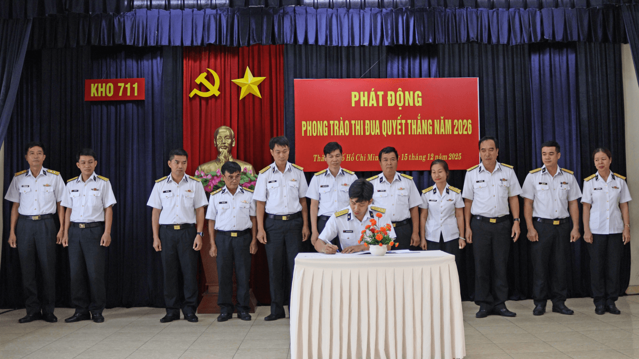 Kho 711 phát động phong trào thi đua quyết thắng năm 2026