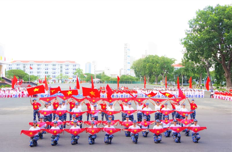 Học viện Hải quân: Hội thi vũ điệu trong sinh hoạt tập thể và khiêu vũ quốc tế