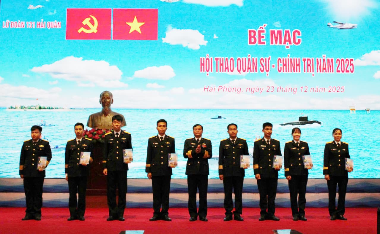 Lữ đoàn 131 bế mạc Hội thao quân sự - chính trị năm 2025