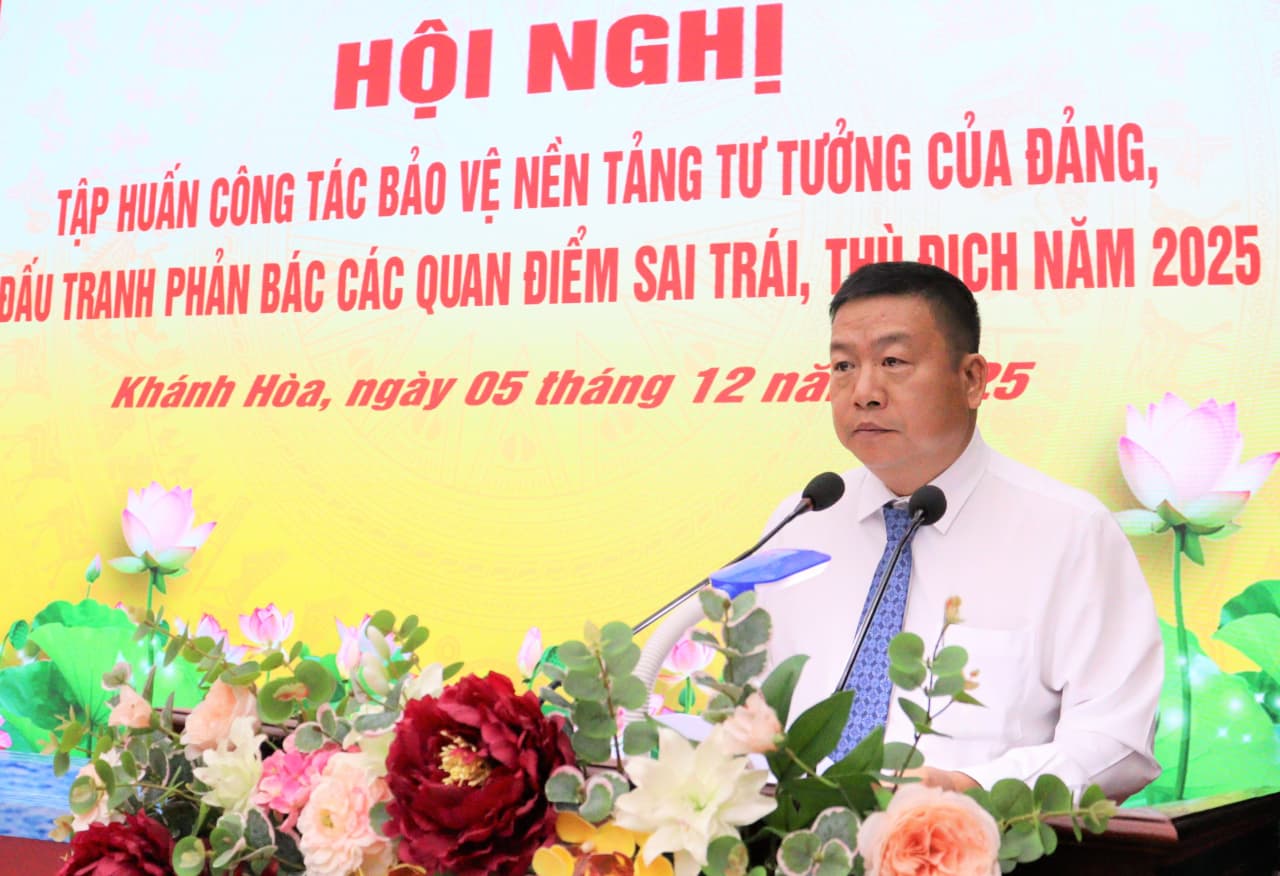 Tập huấn công tác bảo vệ nền tảng tư tưởng của Đảng, đấu tranh phản bác các quan điểm sai trái, thù địch