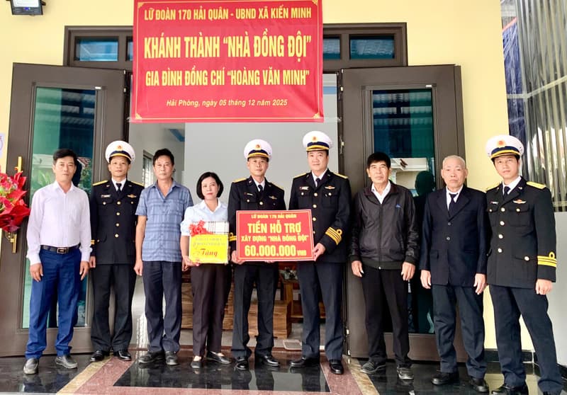 Lữ đoàn 170 khánh thành và bàn giao nhà đồng đội tặng quân nhân có hoàn cảnh khó khăn