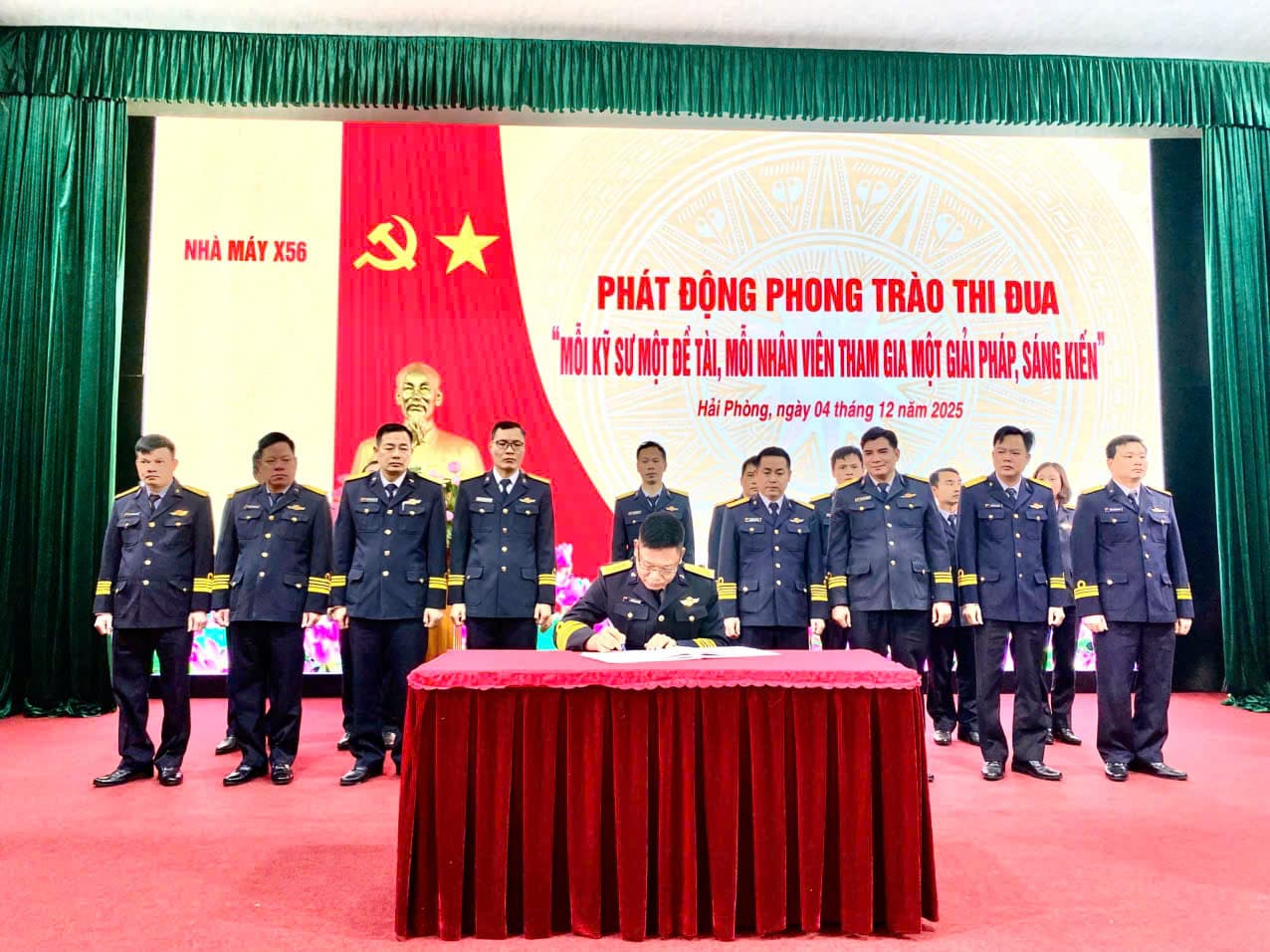 Nhà máy X56 phát động phong trào thi đua phát huy sáng kiến, cải tiến kỹ thuật