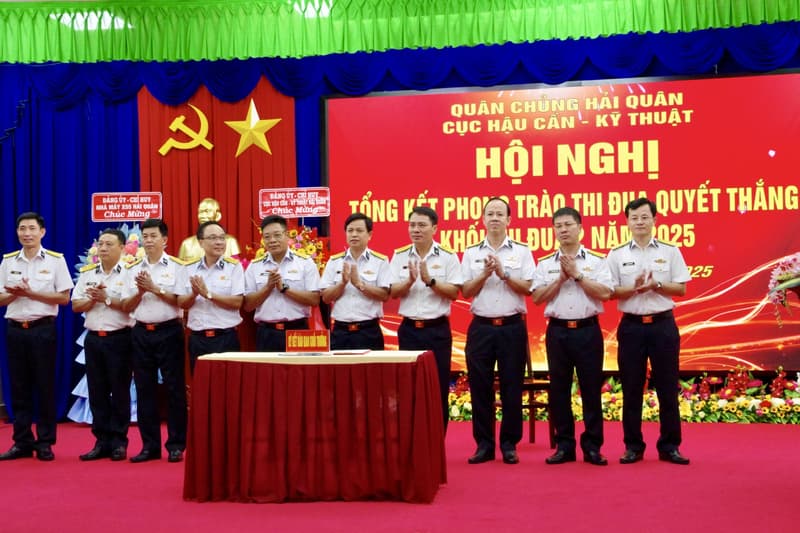 Cục Hậu cần - Kỹ thuật Hải quân tổng kết khối thi đua 2