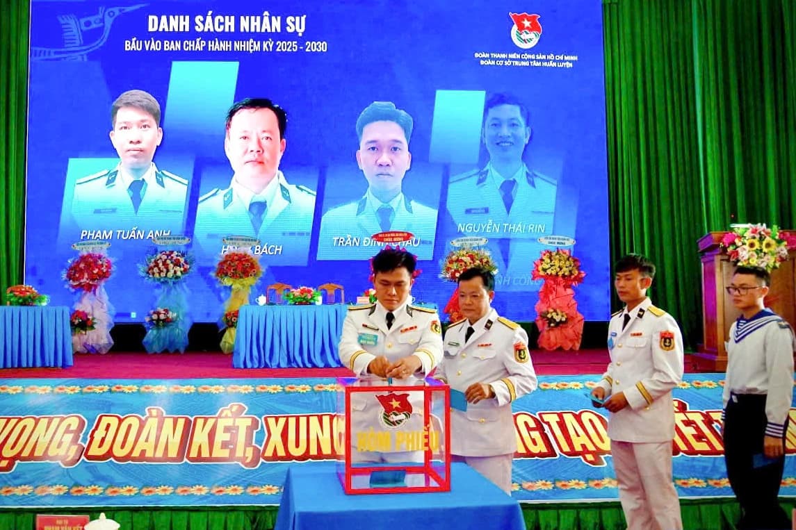 Đại hội Đoàn cơ sở Trung tâm Huấn luyện Vùng 4 Hải quân lần thứ III