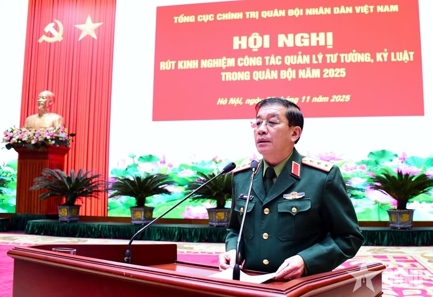 Thượng tướng Trương Thiên Tô chủ trì Hội nghị rút kinh nghiệm công tác quản lý tư tưởng, kỷ luật trong Quân đội