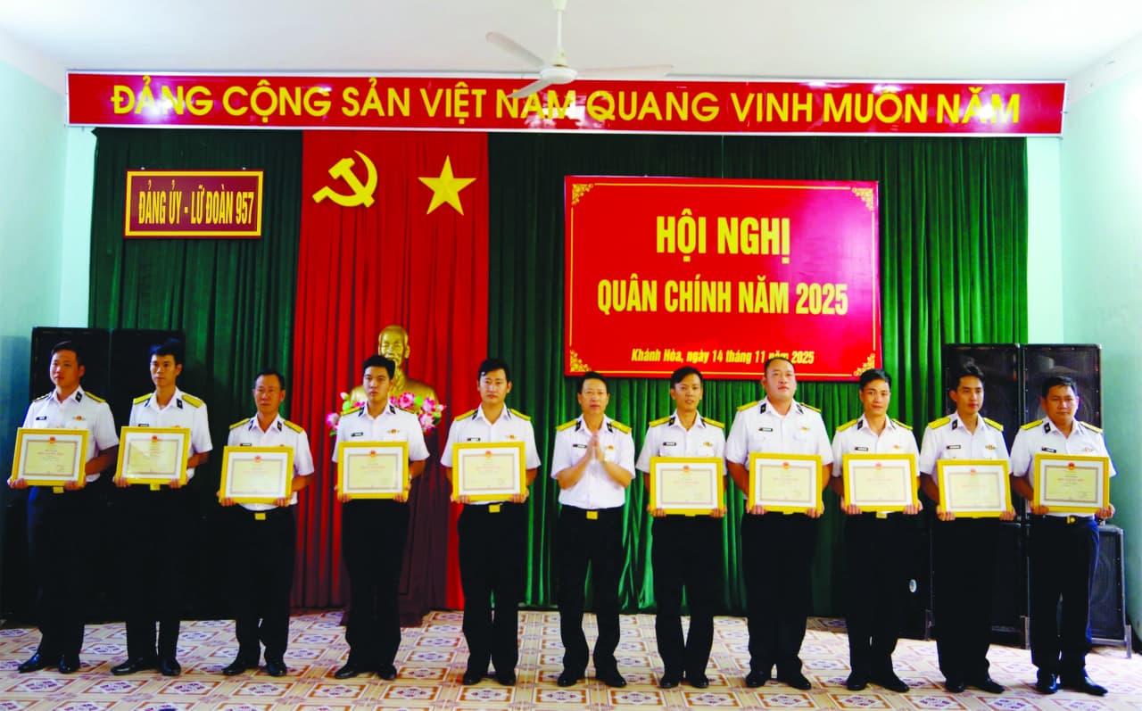 Lữ đoàn 957 hoàn thành tốt nhiệm vụ năm 2025