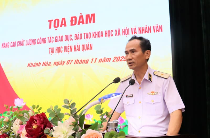 Học viện Hải quân nâng cao chất lượng giáo dục, đào tạo khoa học xã hội và nhân văn