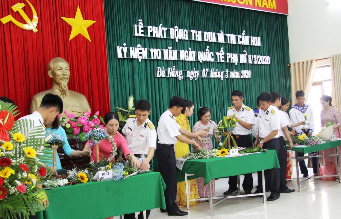 Lữ đoàn 172, Vùng 3 Hải quân: Hội thi cắm hoa nghệ thuật