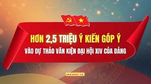Hơn 2,5 triệu ý kiến góp ý vào dự thảo Văn kiện Đại hội XIV của Đảng