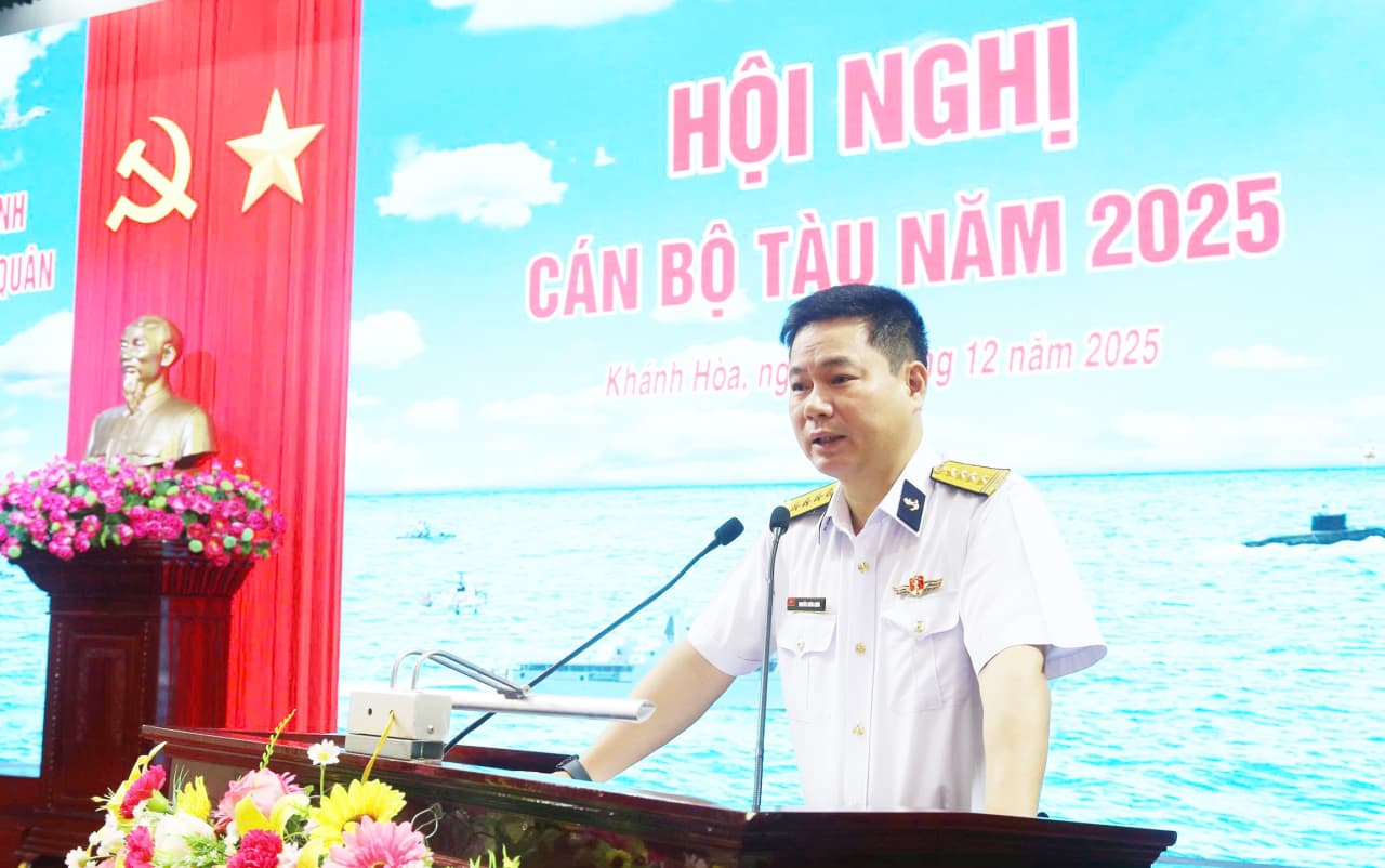 Vùng 4 Hải quân: Hội nghị cán bộ tàu năm 2025