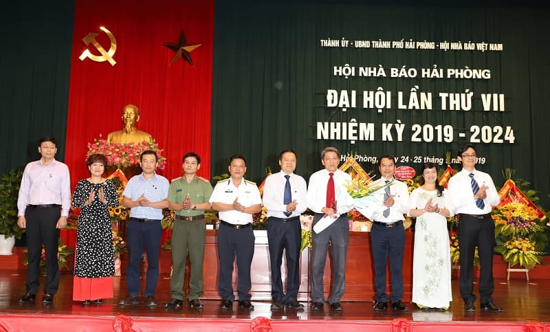 Đại hội Hội Nhà báo thành phố Hải Phòng lần thứ VII, nhiệm kỳ 2019 – 2024 thành công tốt đẹp