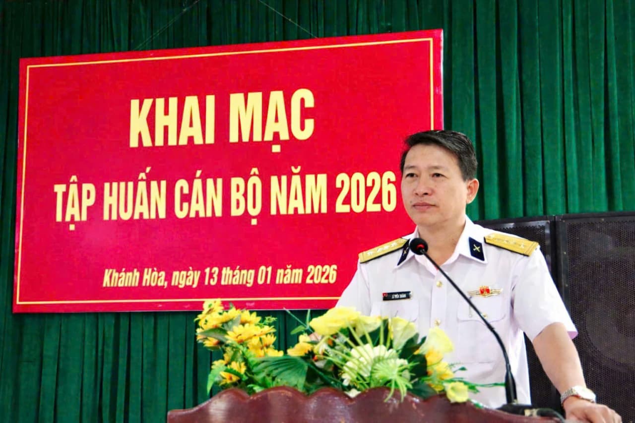 Lữ đoàn 957 tập huấn cán bộ năm 2026