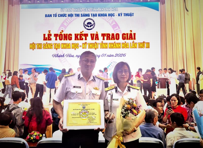 Học Viện Hải quân đạt giải Nhì tại Hội thi sáng tạo khoa học - kỹ thuật tỉnh Khánh Hòa