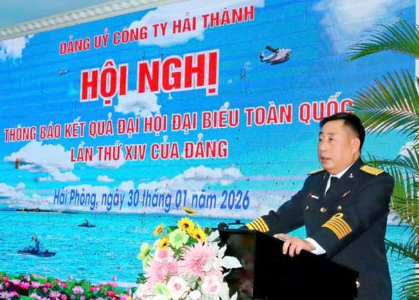 Đảng ủy Công ty Hải Thành thông báo nhanh kết quả Đại hội XIV của Đảng