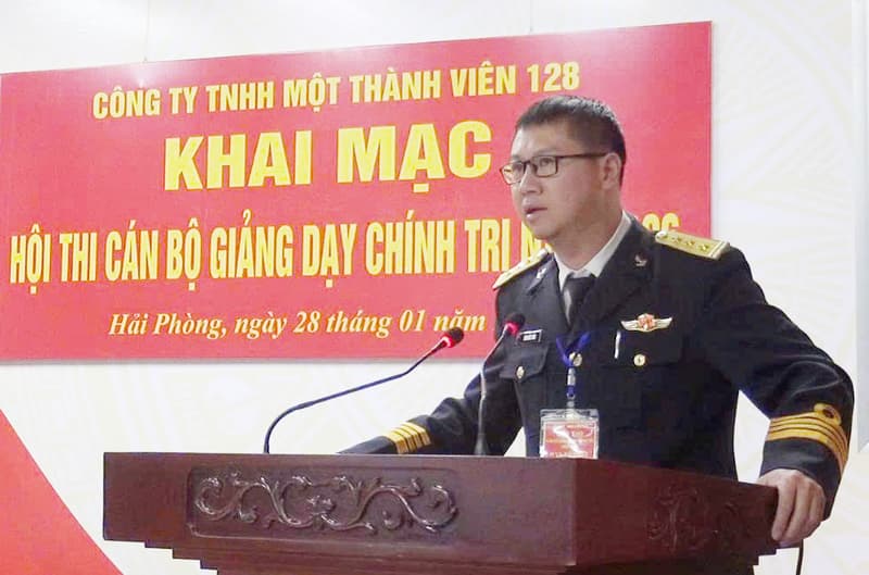 Hải đoàn 128: Hội thi cán bộ giảng dạy chính trị năm 2026