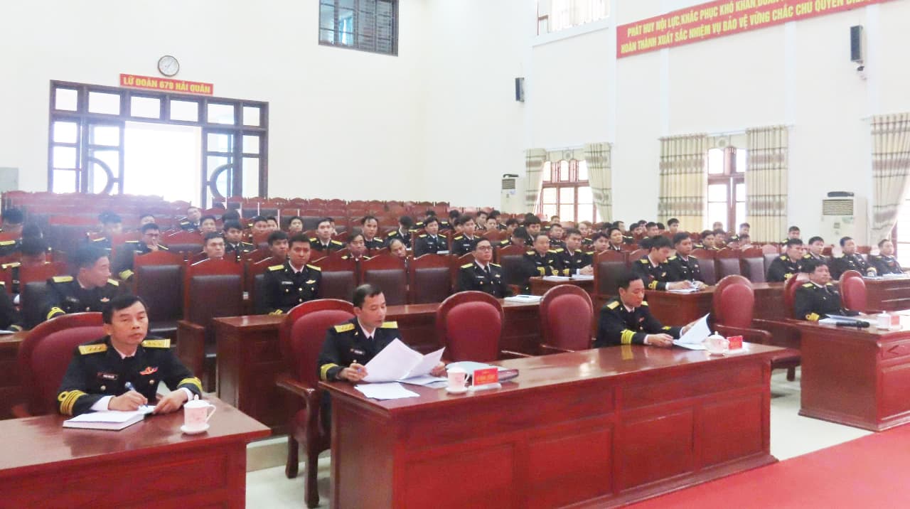 Lữ đoàn 679 tập huấn cán bộ năm 2026