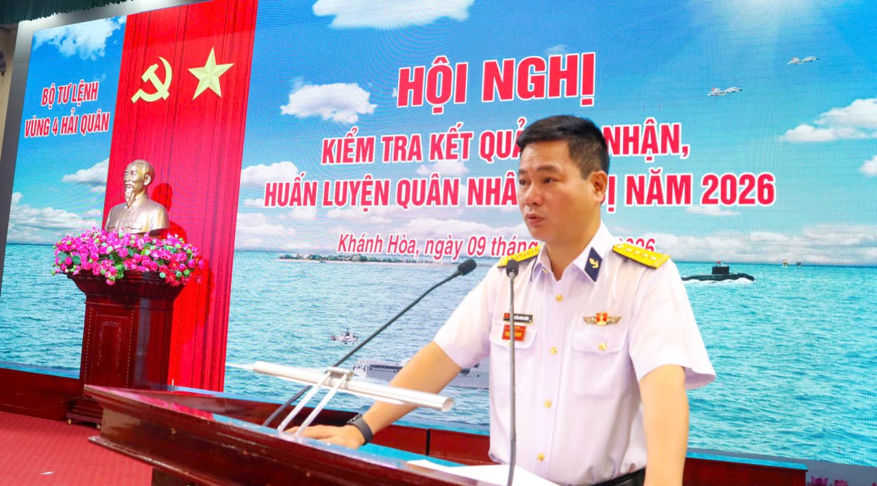 Vùng 4 kiểm tra huấn luyện quân nhân dự bị