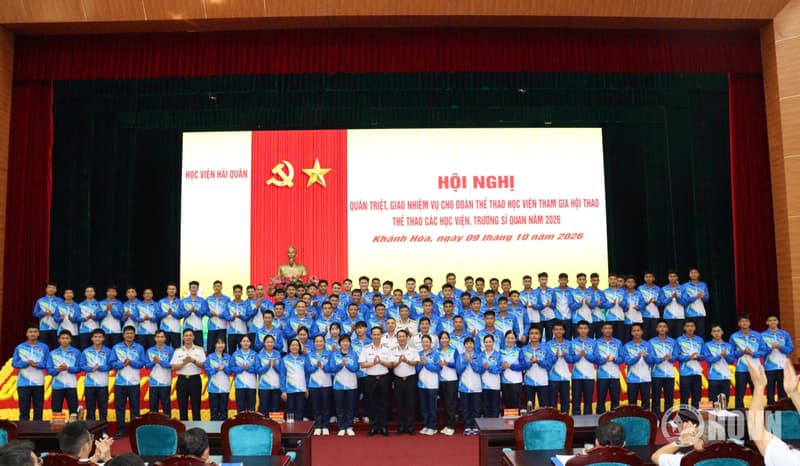 Học viện Hải quân tham gia hội thao các học viện, trường sĩ quan năm 2026