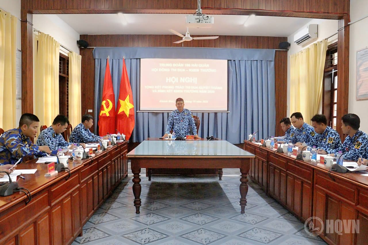 Trung đoàn 196 tổng kết phong trào thi đua quyết thắng năm 2026