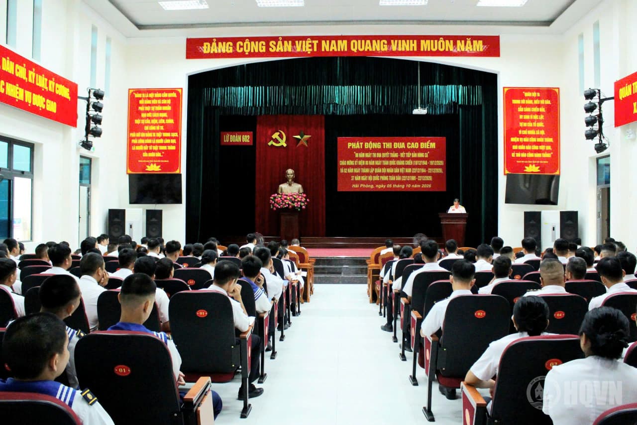 Lữ đoàn 602 phát động đợt thi đua cao điểm