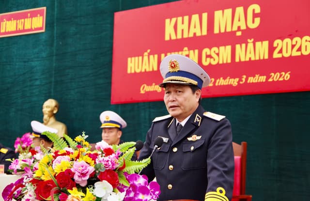 Lữ đoàn 147 khai mạc huấn luyện chiến sĩ mới năm 2026