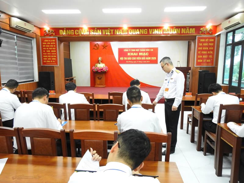 Công ty 128: Hội thi báo cáo viên giỏi năm 2026