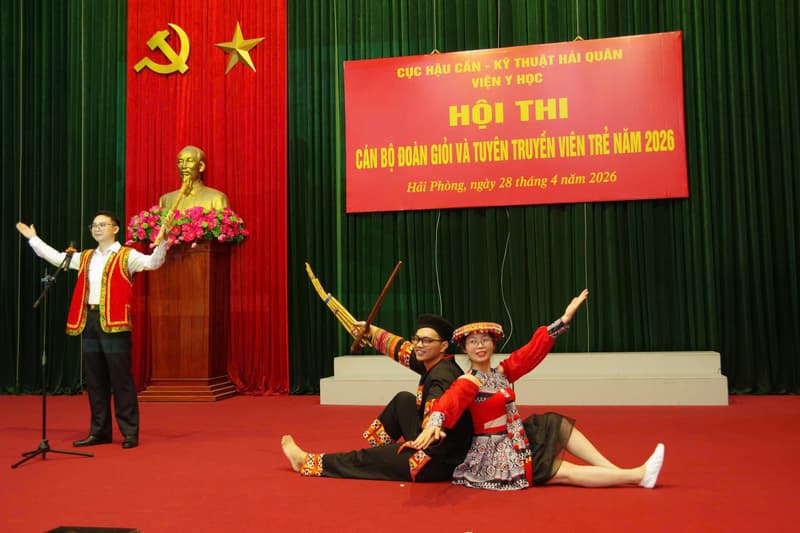 Viện Y học Hải quân: Hội thi cán bộ đoàn giỏi và tuyên truyền viên trẻ