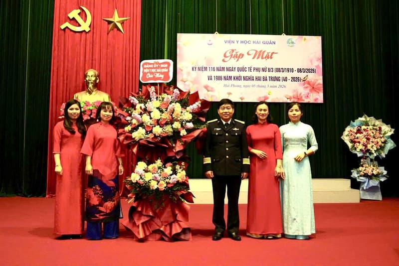 Viện Y học Hải quân gặp mặt cán bộ, hội viên phụ nữ