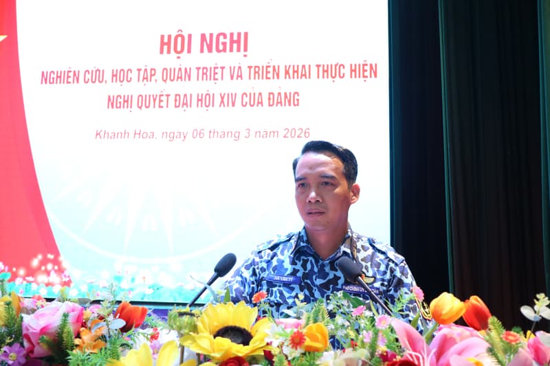 Lữ đoàn 189 quán triệt và triển khai Nghị quyết Đại hội XIV của Đảng