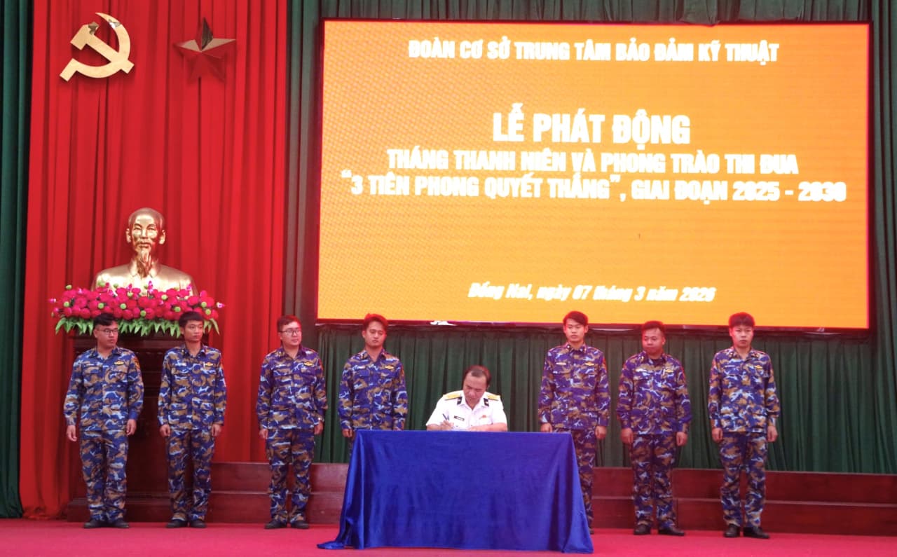 Tuổi trẻ Trung tâm Bảo đảm kỹ thuật Vùng 2: Bản lĩnh, khát vọng, xung kích